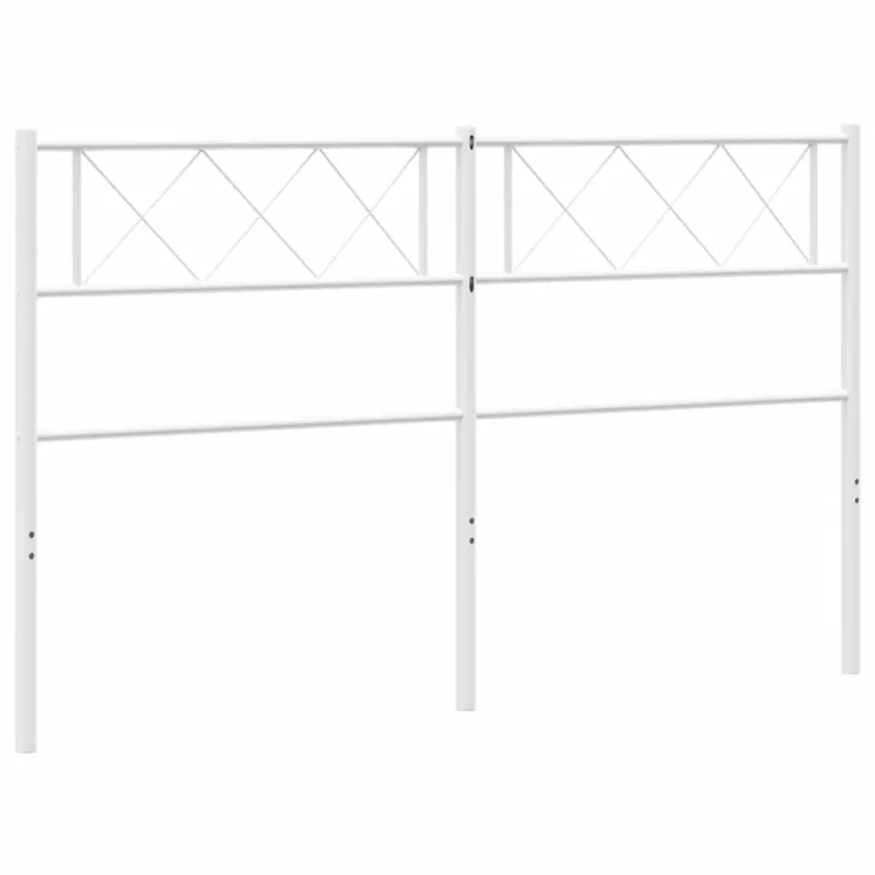 Metalinis pakaitinis galvūgalis, baltos spalvos, 150cm