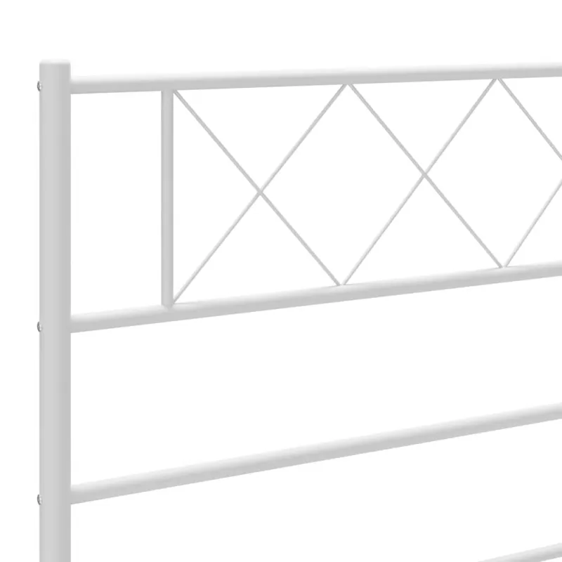 Metalinis pakaitinis galvūgalis, baltos spalvos, 150cm