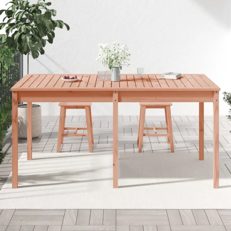 Sodo pöytä, 159,5x82,5x76 cm, kaksinkertainen lasi, mäntyä massiivipuuta