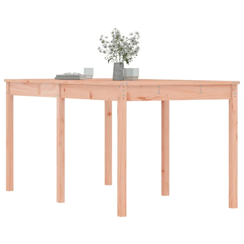 Sodo pöytä, 159,5x82,5x76 cm, kaksinkertainen lasi, mäntyä massiivipuuta