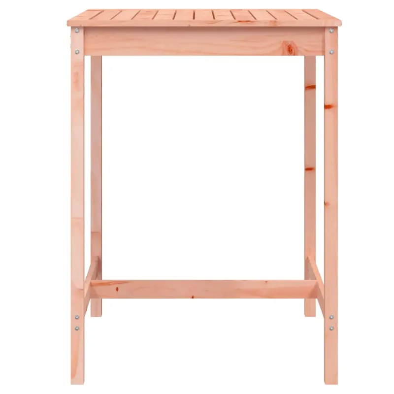 Sodo pöytä, 82,5x82,5x110 cm, kaksinkertainen lasi, mäntypuuta massiivinen
