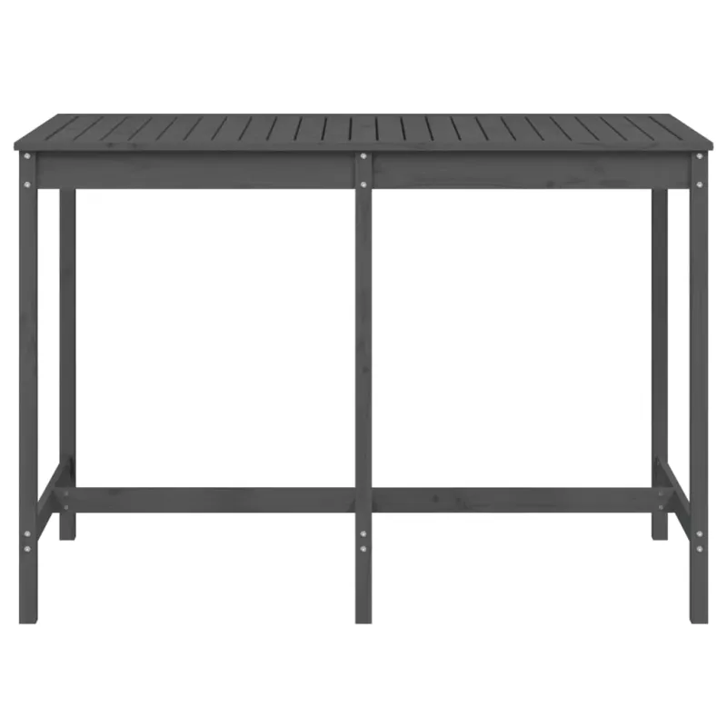 Soodinen pöytätaso, harmaa, 159,5x82,5x110cm, mäntypuuta massiivia