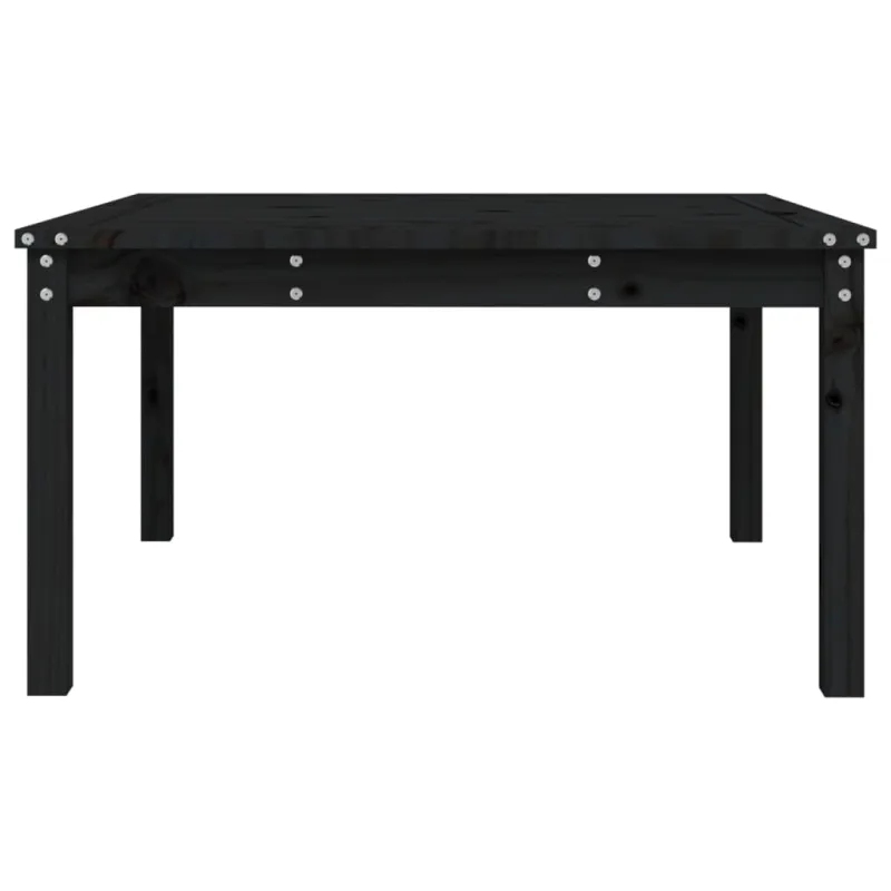 Sodo pöytätaso, musta, 82,5x82,5x45 cm, mäntypuuta massiivia