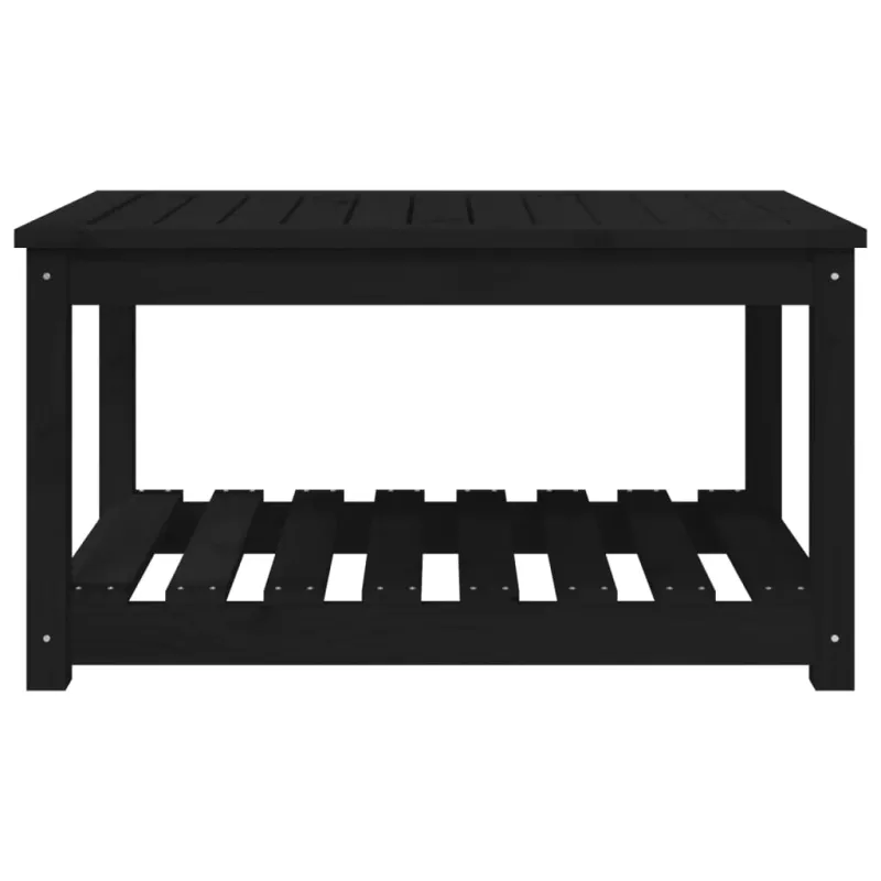 Soodinen pöytätaso, musta, 82,5x50,5x45cm, mäntypuuta massiivia