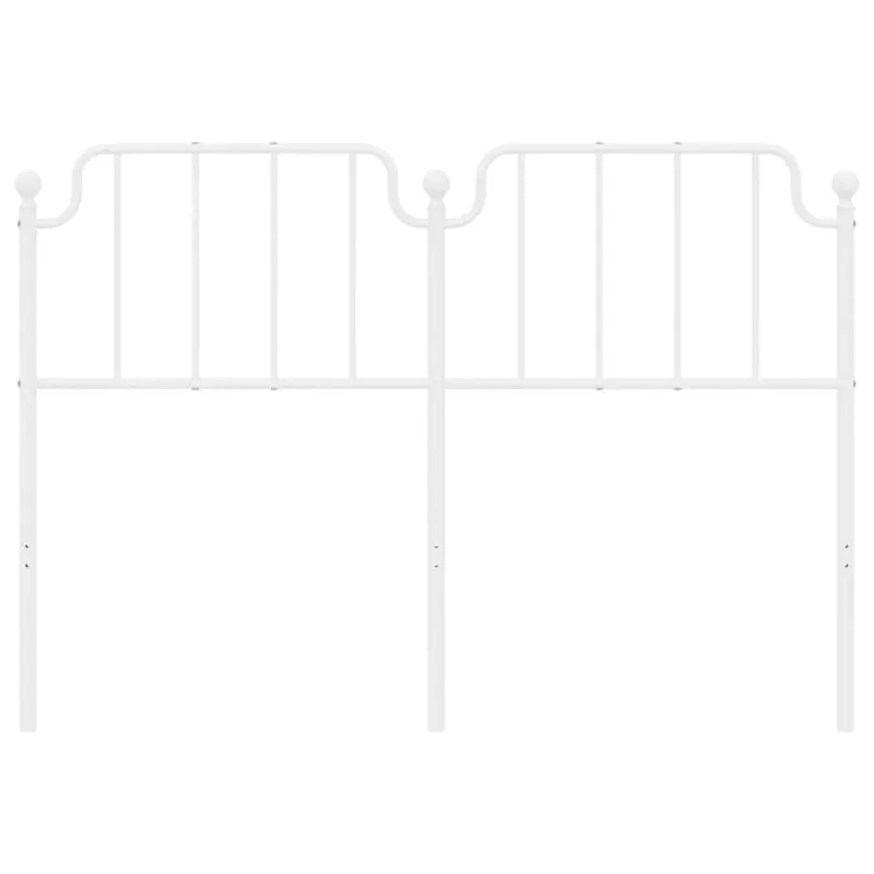 Metalinis pakaitinis galvūgalis, baltos spalvos, 135cm