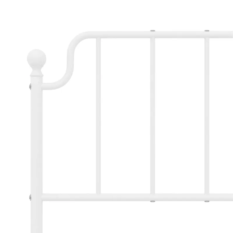 Metalinis pakaitinis galvūgalis, baltos spalvos, 135cm