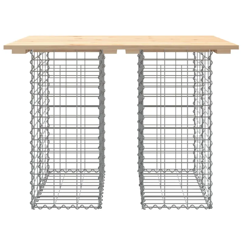 Sodo pöytätaso, gabion-tyylinen, 100x70x72 cm, mäntypuuta