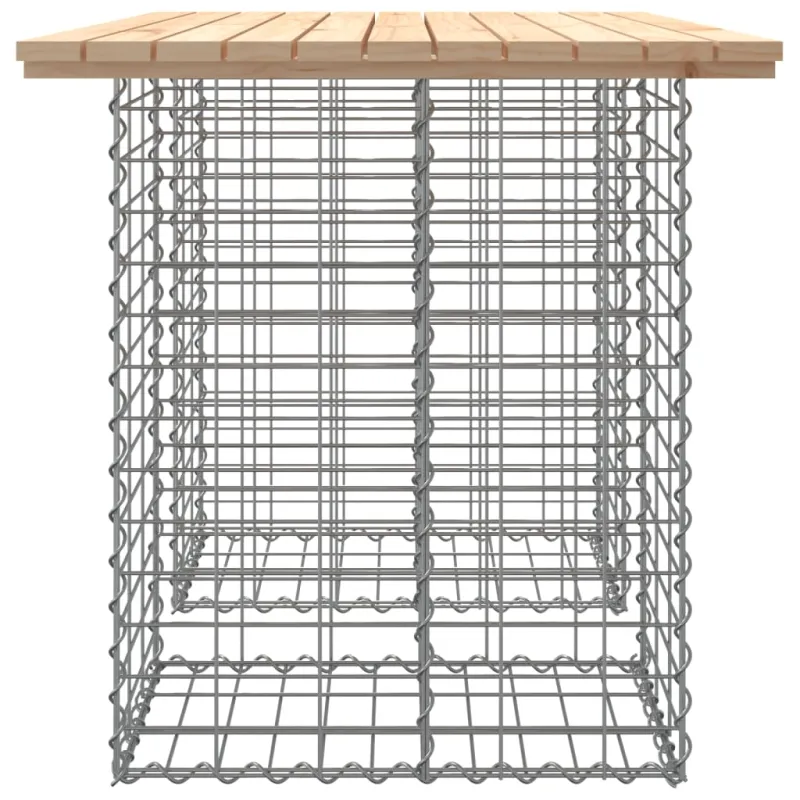 Sodo pöytätaso, gabion-tyylinen, 100x70x72 cm, mäntypuuta