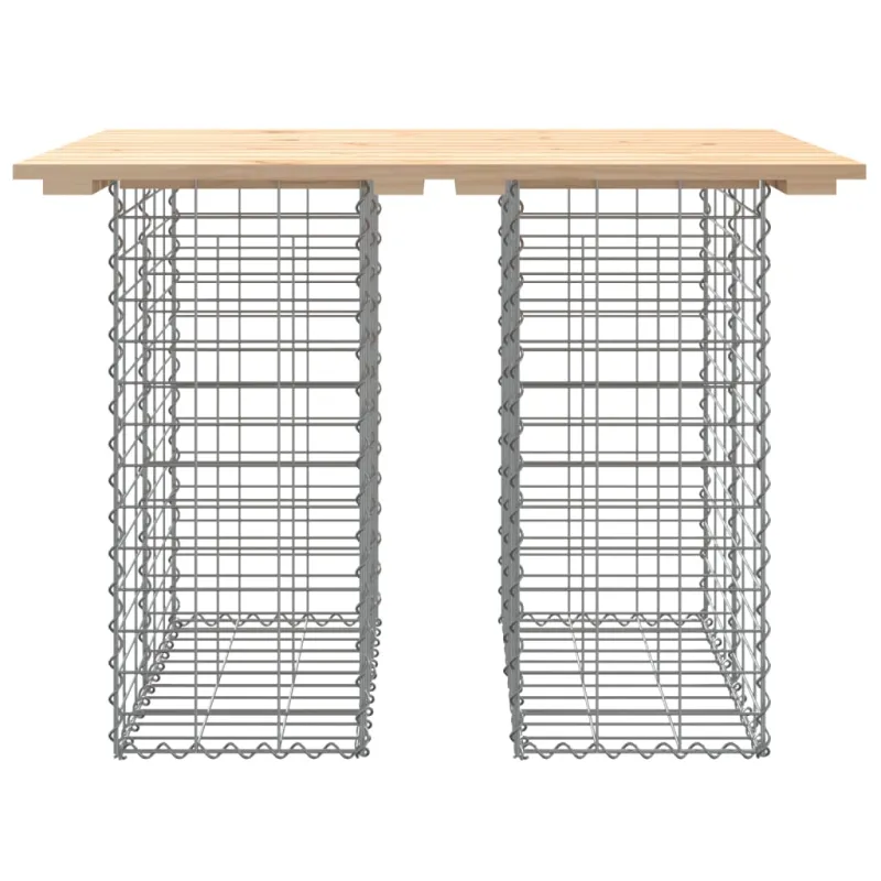 Sodo pöytätaso, gabion-tyylinen, 100x70x72 cm, mäntypuuta