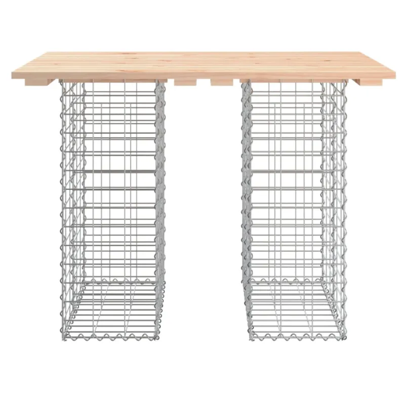 Sodo pöytätaso, gabion-malli, 100x70x72 cm, mäntypuuta