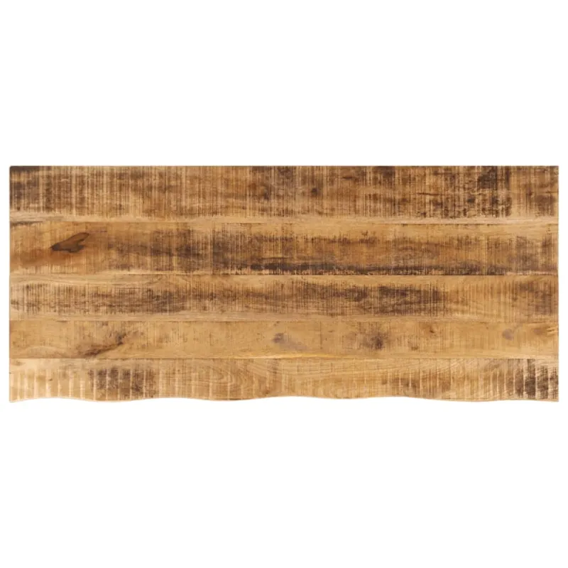 Stalviršis, 140x60x2,5cm, mango masyvas, su gyvu kraštu