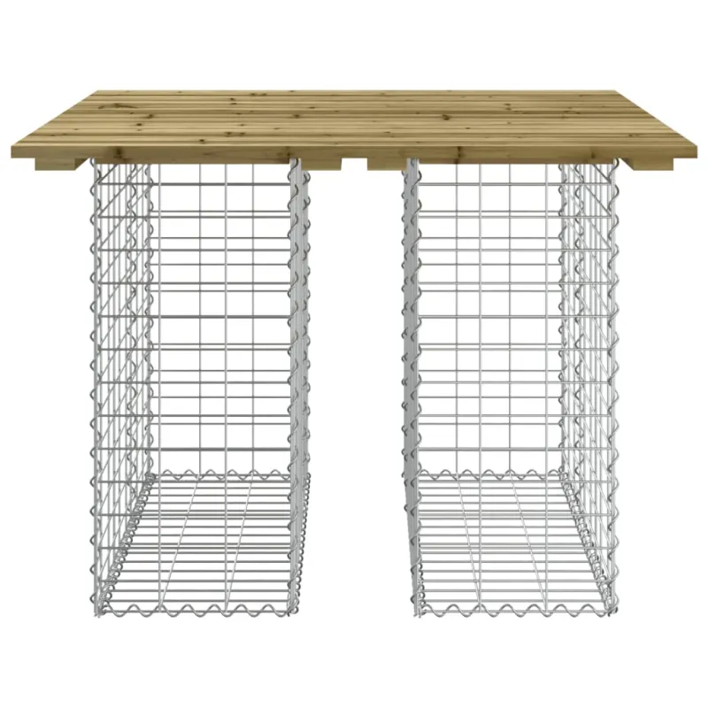 Sodo pöytätaso, gabion-tyylinen, 100x102x72 cm, kyllästetty mäntypuu