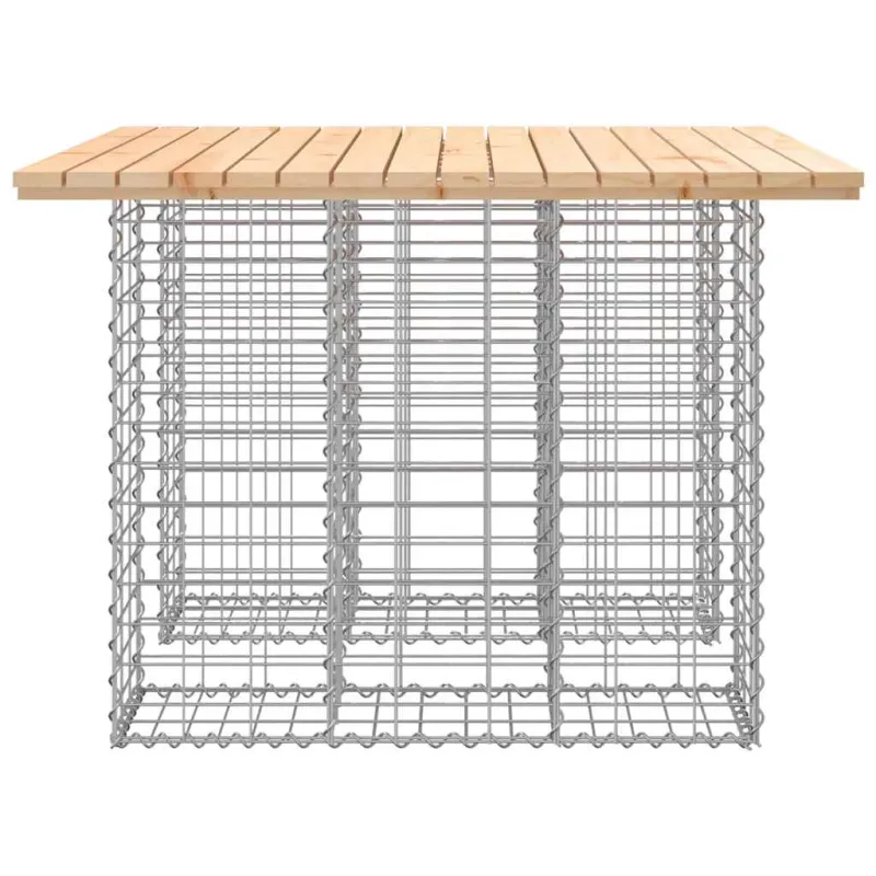 Soodan pöytätaso, gabion-tyylinen, 100x102x72 cm, mäntypuuta massiivia
