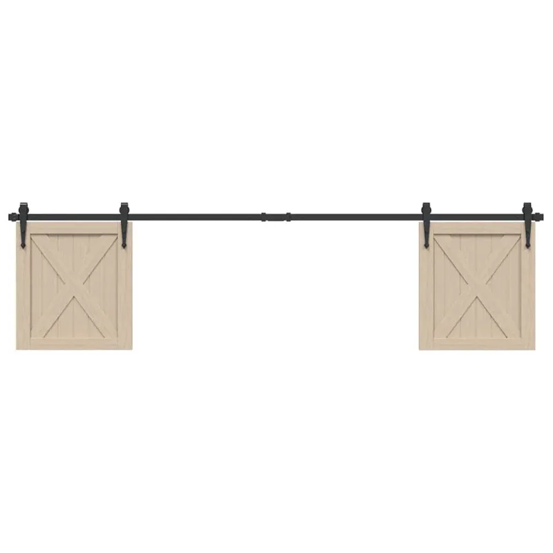 stumdomų spintelių durų komplektas 200 cm anglinis plienas