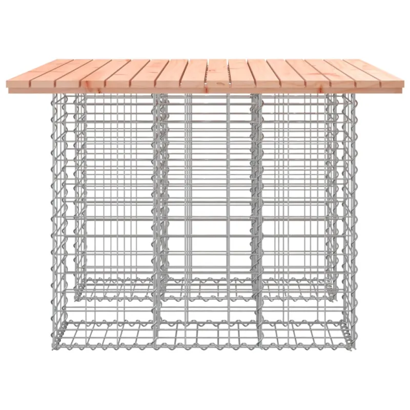 Sodo pöytä, gabion-malli, 100x102x72 cm, Douglas-levymateriaalista
