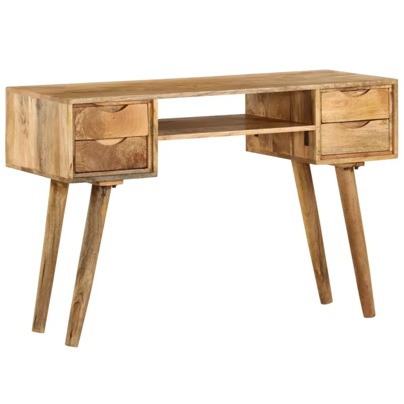 Rašomasis stalas, 115x47x76 cm, mango medienos masyvas