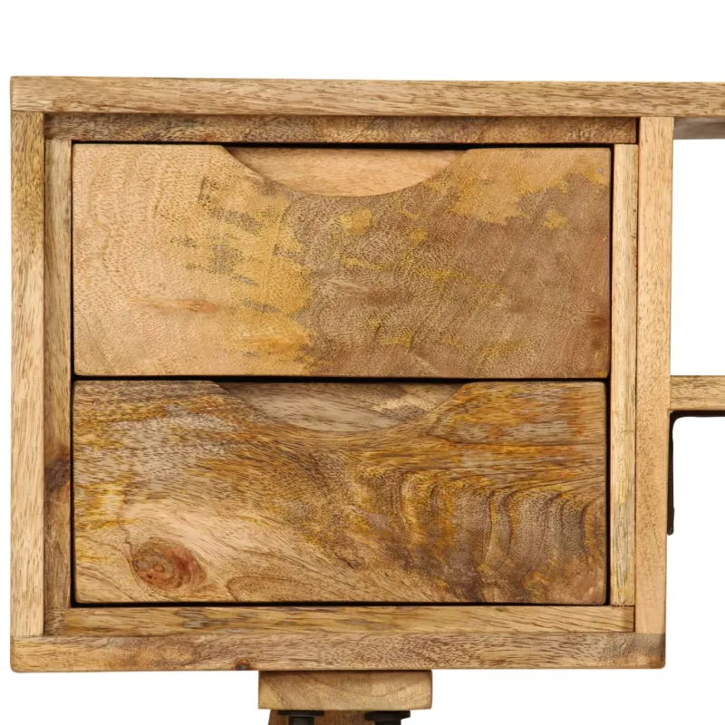 Rašomasis stalas, 115x47x76 cm, mango medienos masyvas