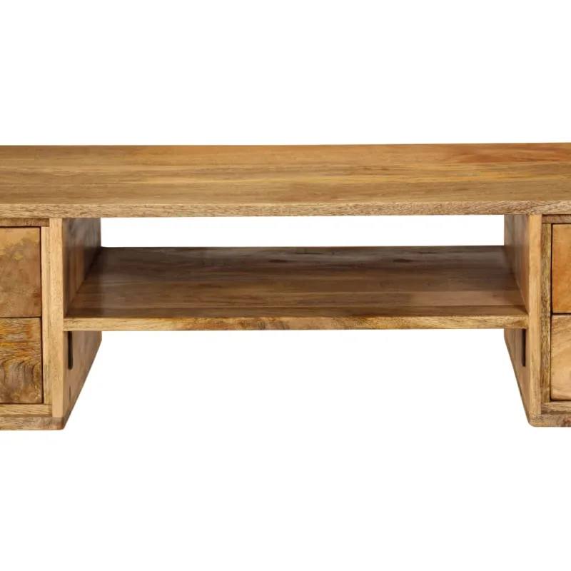 Rašomasis stalas, 115x47x76 cm, mango medienos masyvas