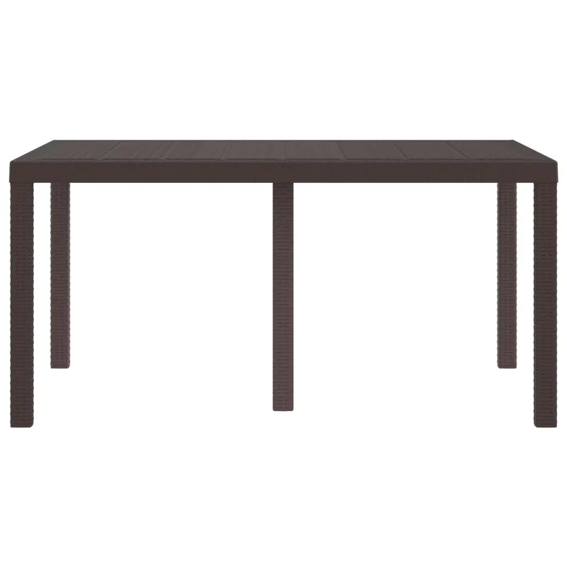 Soodan pöytä Ruda 150 x 100 x 73 cm, polyrattana