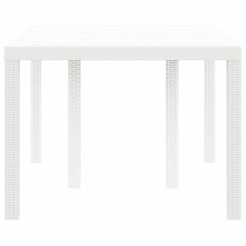 Sodo pöytä Valkoinen 150 x 100 x 73 cm polyrattana
