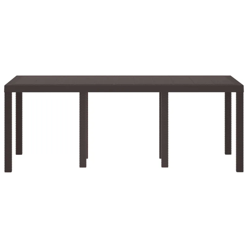 Soodan pöytä Ruda 200 x 100 x 73 cm, polyrattana