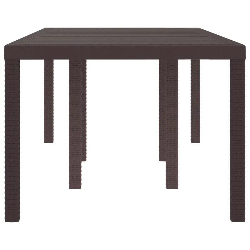 Soodan pöytä Ruda 200 x 100 x 73 cm, polyrattana