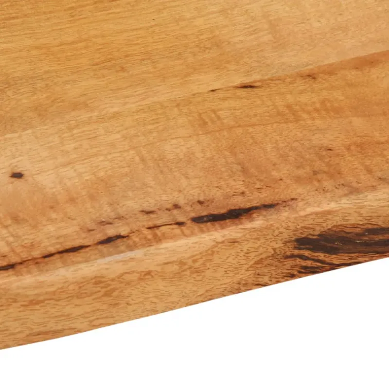 Stalviršis, 120x60x2,5cm, mango masyvas, su gyvu kraštu