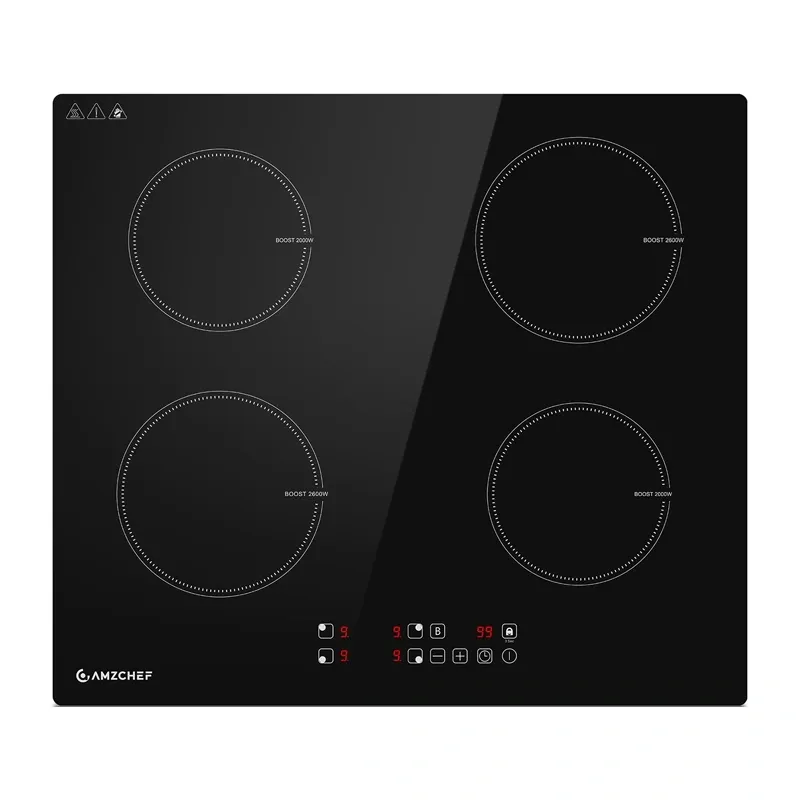 AMZCHEF CE-T-74IB4xyzf-CS 4-alueinen induktioliesitaso universal
