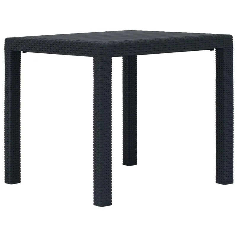 Bistrokalustekokonaisuus, 3D, antrasiittiväri, rattaan jäljitelmä