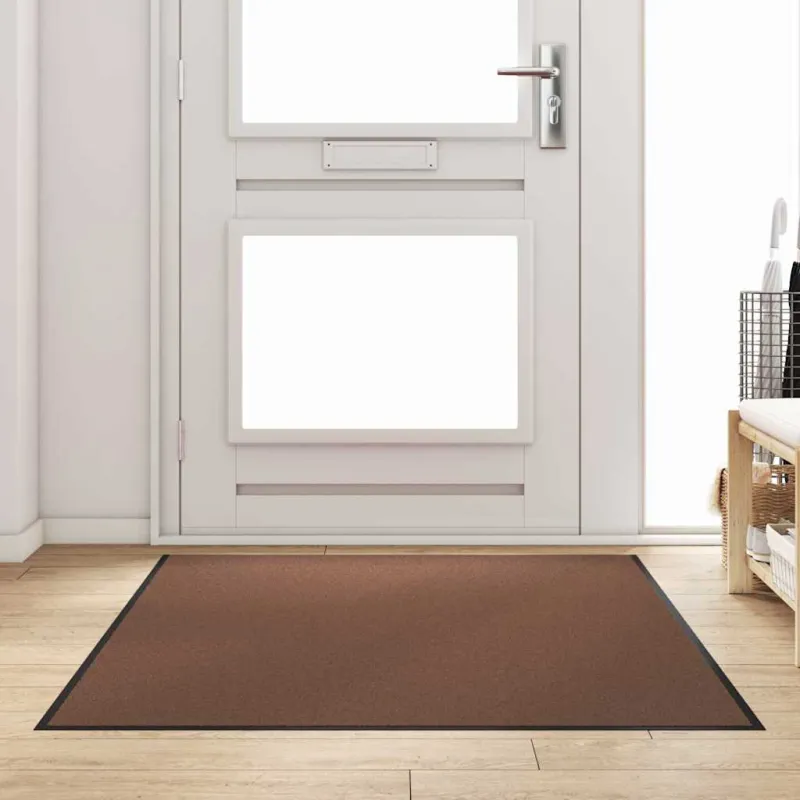 Durų kilimėlis Ruda ir juoda 120 x 180 cm 100% poliamidas
