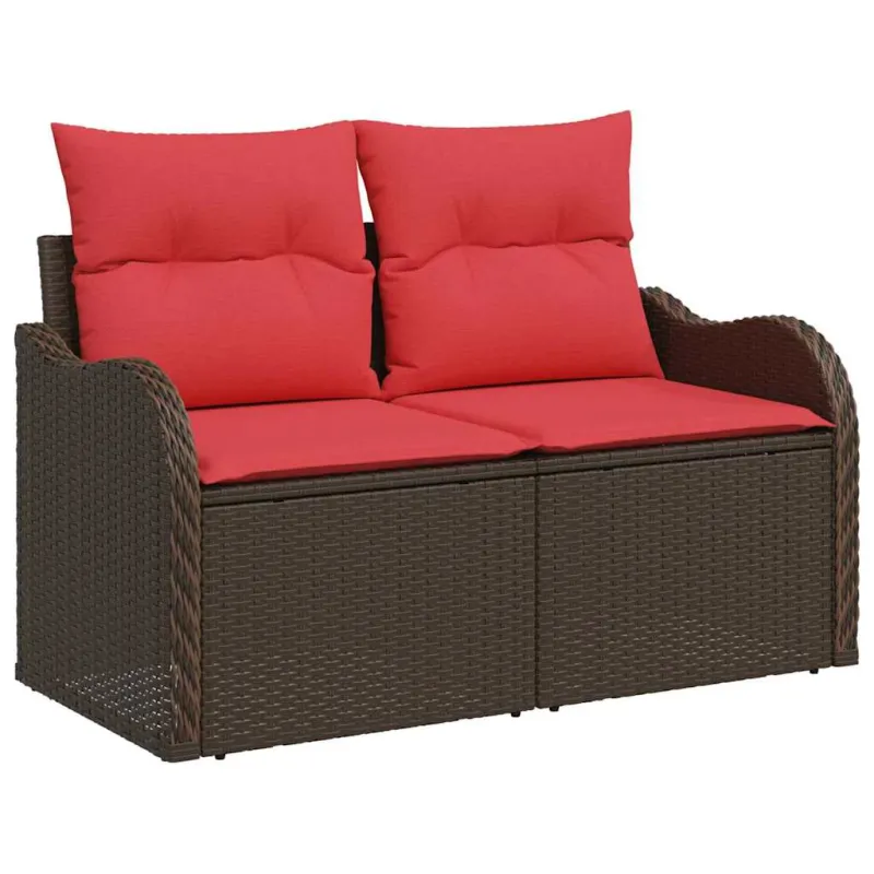 Sodo sofa su pagalve 121 x 62 x 69 cm poliratanas