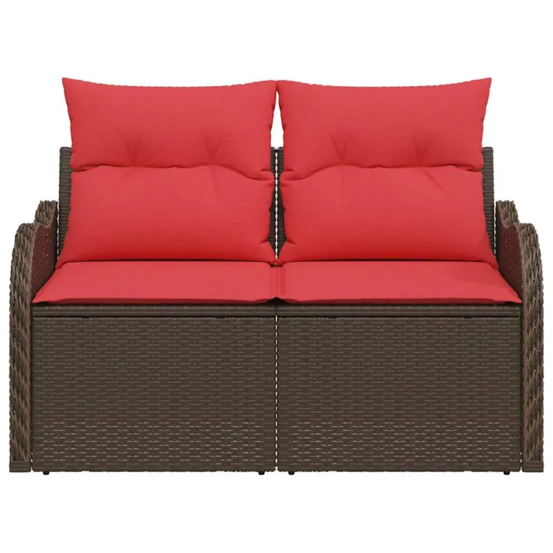 Sodo sofa su pagalve 121 x 62 x 69 cm poliratanas