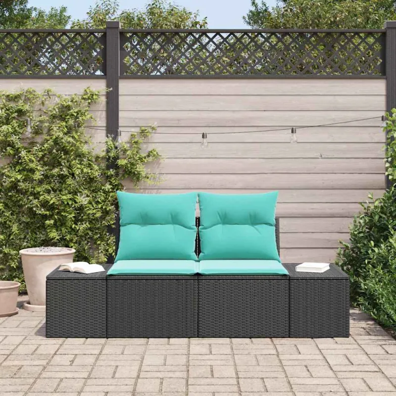 Sodo sofa su pagalve 184 x 62 x 69 cm poliratanas