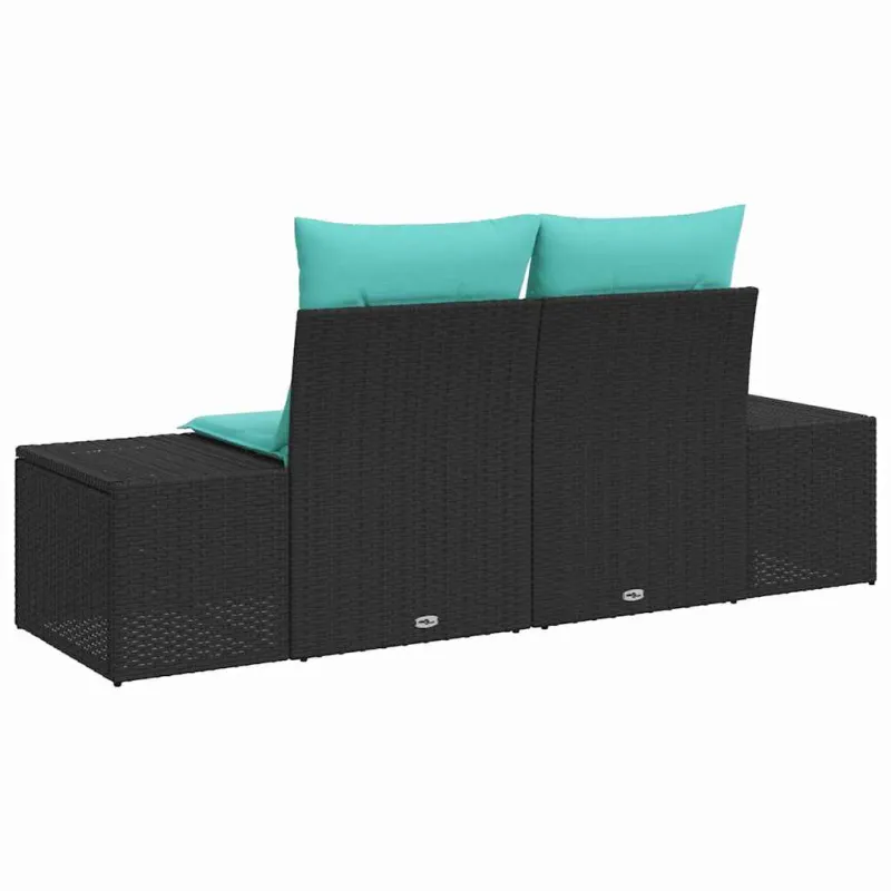 Sodo sofa su pagalve 184 x 62 x 69 cm poliratanas