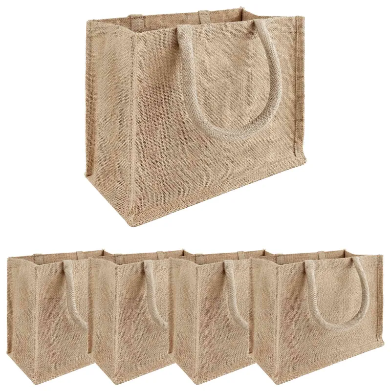 Džiuto piniginės 5 Natūrali 26 x 22 x 14 cm 100% Tossa Džiutas