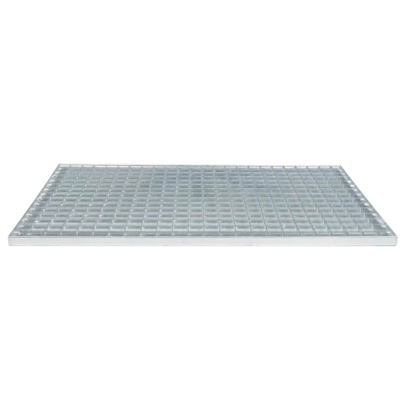 Grotelės Sidabro 80 x 50 x 2 cm Karštojo cinkavimo plienas