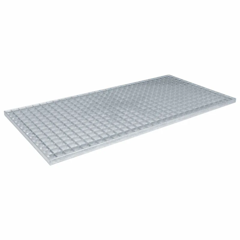 Grotelės Sidabro 100 x 50 x 2 cm Karštojo cinkavimo plienas