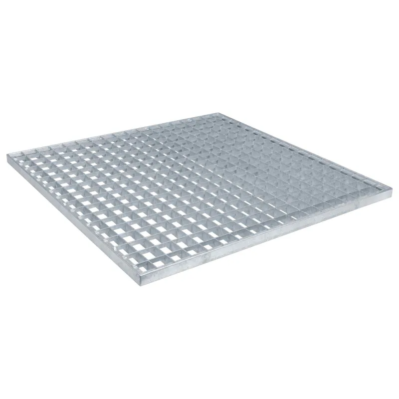 Grotelės Sidabro 60 x 60 x 2 cm Karštojo cinkavimo plienas