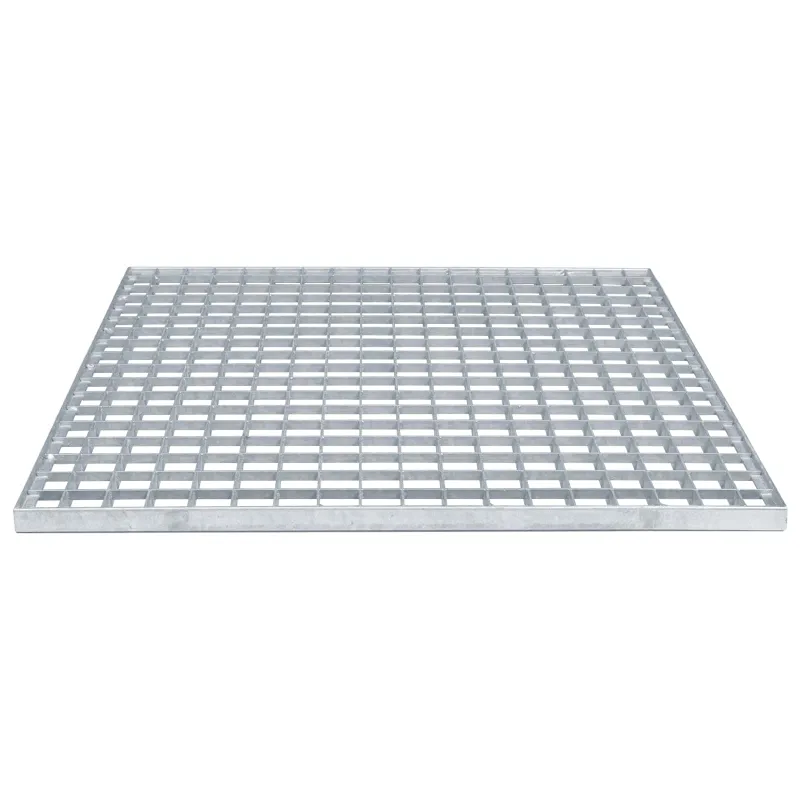 Grotelės Sidabro 60 x 60 x 2 cm Karštojo cinkavimo plienas