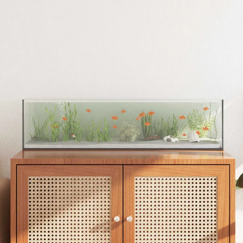 Akvariumas su saugykla Skaidrus 80 x 20 x 20 cm Stiklas