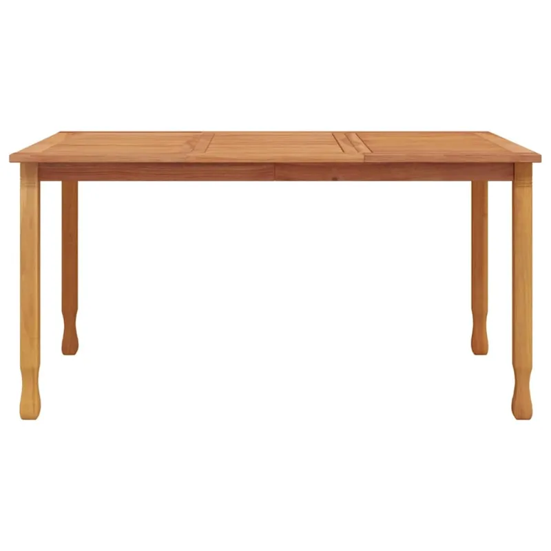 Sodo ruokapöytä, 150x90x75 cm, tikin puumateriaali
