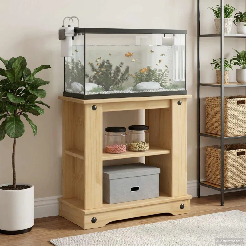 Akvariumo stovas CORONA Ruda 60 x 30 x 60 cm 150 kg
