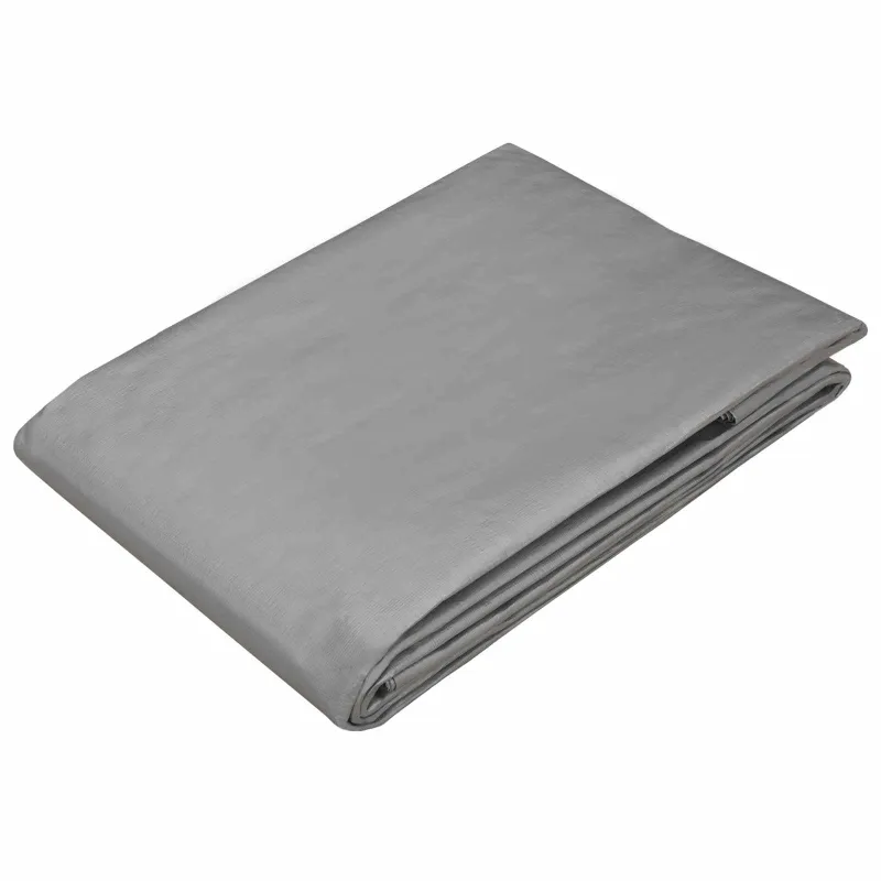Tent su kilpom Šviesiai pilka 3 x 6 m 180 gsm PE