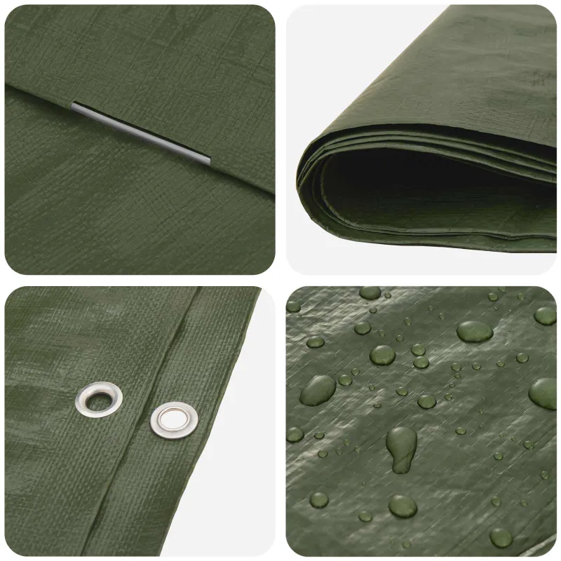 Tent su kilpom Žalia 3 x 5 m 90 gsm PE