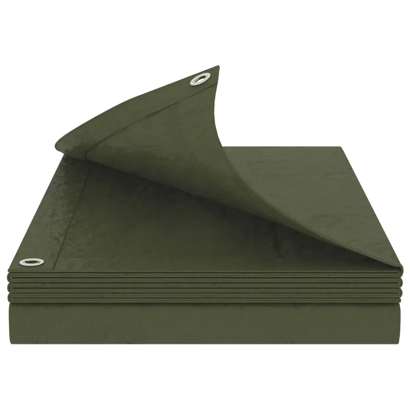 Tent su kilpom Žalia 8 x 8 m 90 gsm PE
