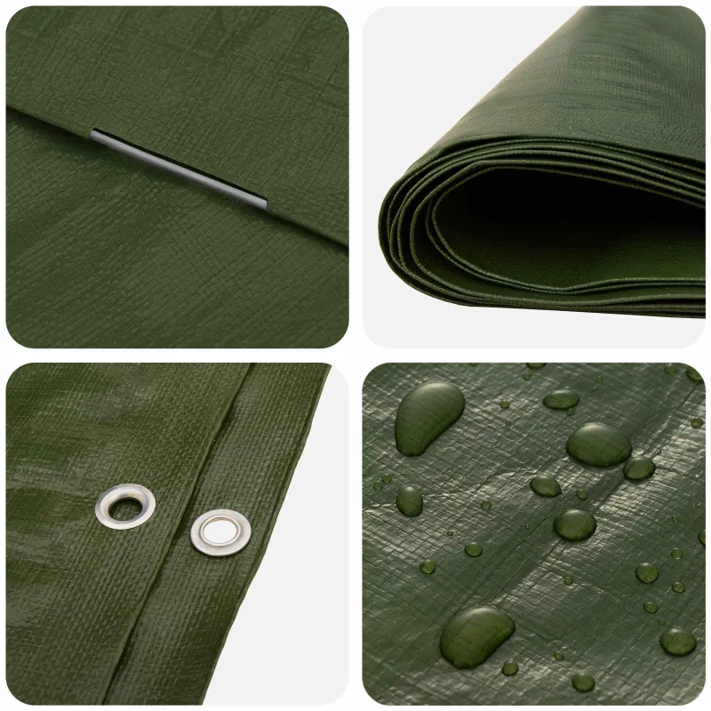 Tent su kilpom Žalia 6 x 8 m 180 gsm PE