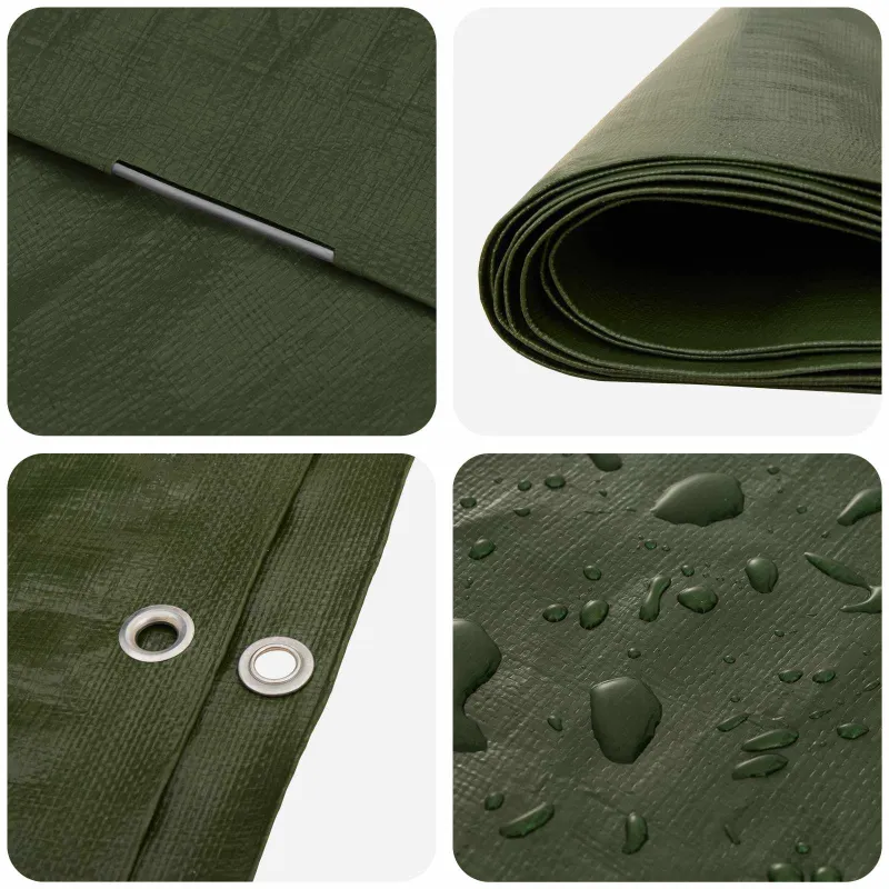 Tent su kilpom Žalia 8 x 12 m 260 gsm PE