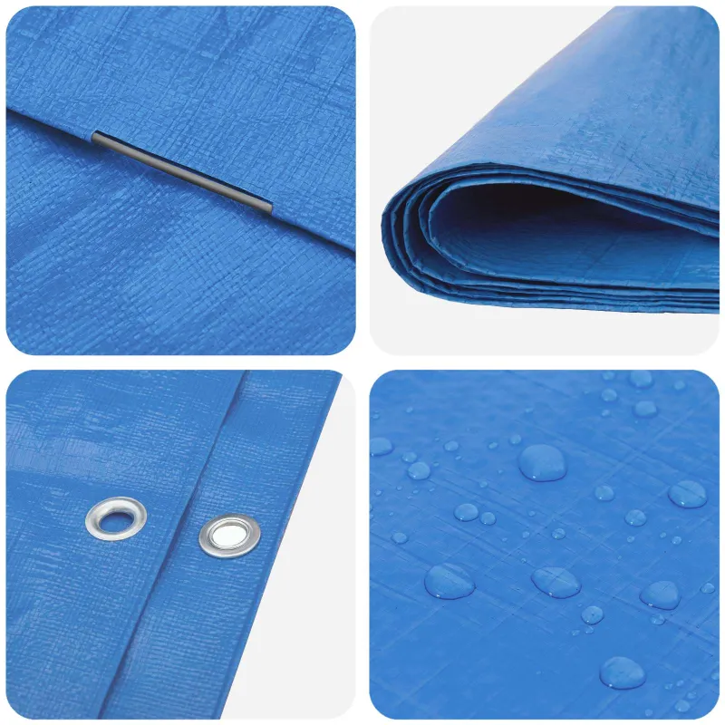 Tent su kilpom Mėlyna 3 x 3 m 90 gsm PE