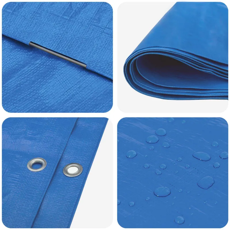 Tent su kilpom Mėlyna 6 x 6 m 180 gsm PE