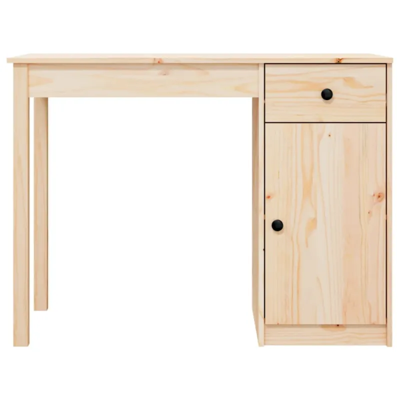 Rašomasis stalas, 100x50x75cm, pušies medienos masyvas